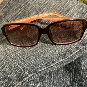 Stylish Black and Orange Sunglasses